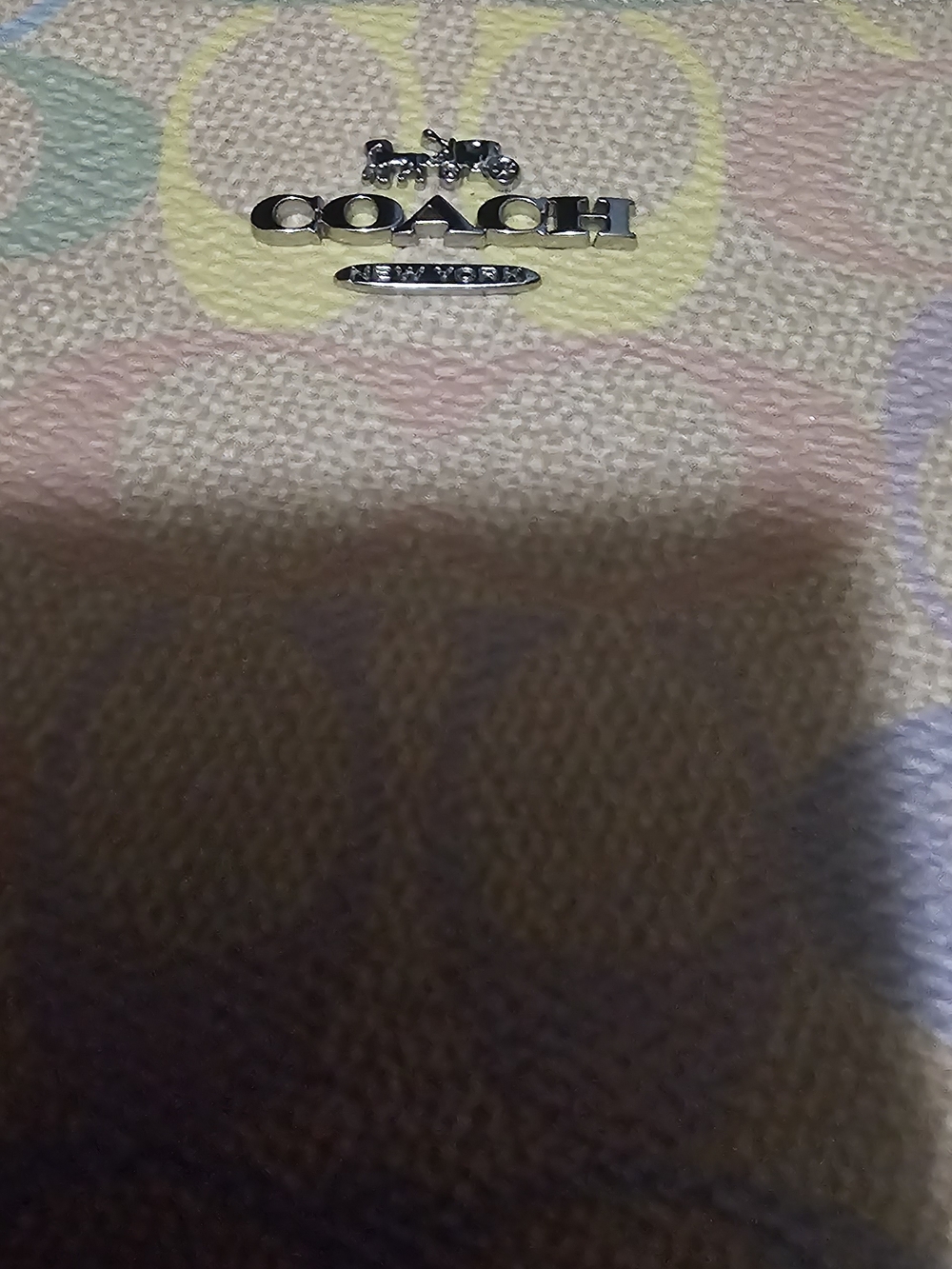Coach Mini Wristlet Shoulder Bag - Pastel Pink Multi - Picture 8 of 9